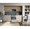 Konyhai szekrénysor TATIANA 240, Sonoma Tölgy/Dió/Kasmír