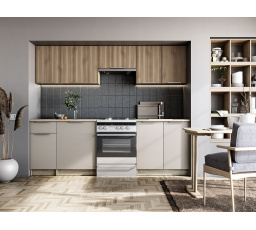 Konyhai szekrénysor TATIANA 240, Sonoma Tölgy/Dió/Kasmír