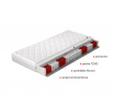 Pedro táskarugós matrac 80x200 Antiallergén Microfibre huzat