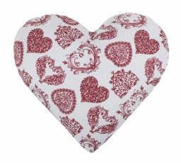 Polštářek srdíčko krajkové srdce