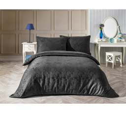 Saténový povlak na polštář Versail šedý 30x40