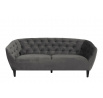 Ria Velvet háromszemélyes kanapé sötétszürke