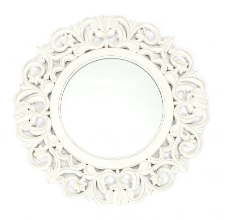 Sculpted fehér tükör