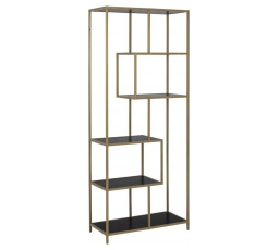 Seaford II polc arany/fekete