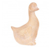 Kachna - polyresin, menší, imitace dřeva