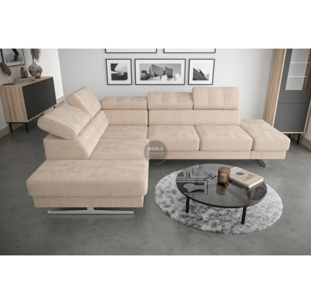 NAROŻNIK EMPORIO 225X300 - lewa , Odcienie beżu NAROŻNIK EMPORIO 225X300 - lewa , Odcienie beżu