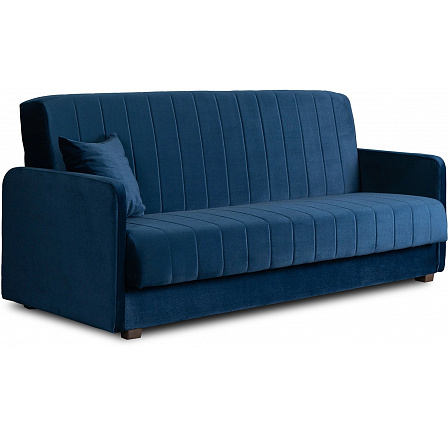 Sofa Rozkładana PORTO Granatowa Welurowa