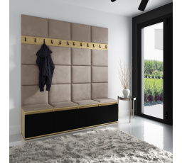 EMI 4 előszobafal, Trinity 03/Artisan+fekete