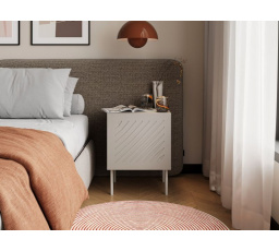 SIENA éjjeliszekrény, bézs