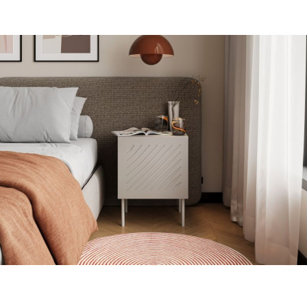 SIENA éjjeliszekrény, bézs