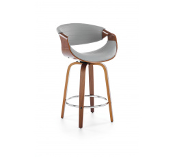H123 bárszék, Szürke/Dió