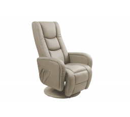 PULSAR dönthető fotel masszázs funkcióval, cappuccino