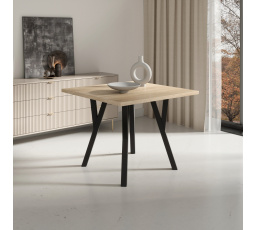 RODOS 83 Asztal Sonoma+Fekete