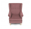 Křeslo ušák, růžová látka, AK-388 PINK2