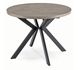 Stół LUKAS Rozkładany 100-250 cm Beton/Czarny