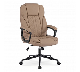 Fotel Obrotowy PHONIX Beżowy Ekoskóra