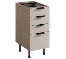 Alsó szekrény SORENTO D40S4 - Balti vihar/Bézs