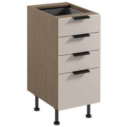 Alsó szekrény SORENTO D40S4 - Balti vihar/Bézs