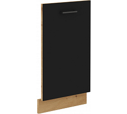 Mosogatógép ajtó panel nélkül MODENA - ZM 713x446, Artisan tölgy/Fekete matt+Artisan tölgy