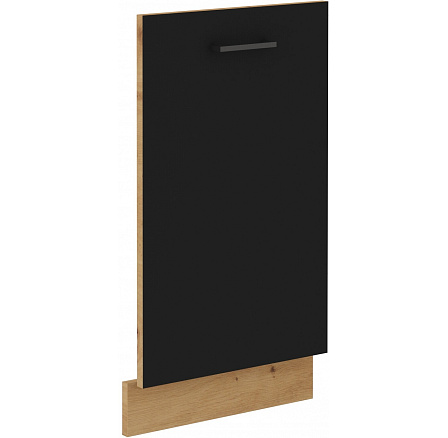 Mosogatógép ajtó panel nélkül MODENA - ZM 713x446, Artisan tölgy/Fekete matt+Artisan tölgy