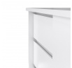 Komoda SIMPLICITY 207, Bílý lesk