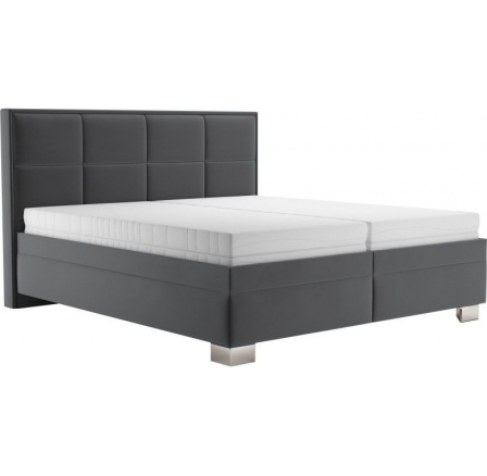 Postel Elezar 180x200, šedá