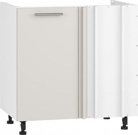 VENTO alsó konyhaszekrény DKN-100/82, kasmír/fehér