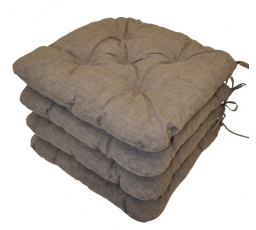 Sedák UNI Maxi barva šedý melír - set 4 kusy