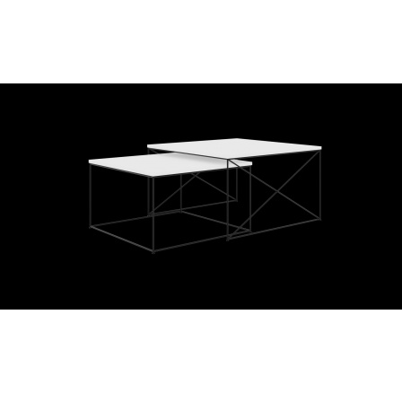 Konferenciasztal 2 az 1-ben Licco Fekete+Fehér