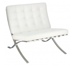 BA1 szék fehér öko bőr