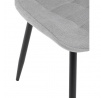 Jídelní židle, šedá, látka, HC-462 SIL2
