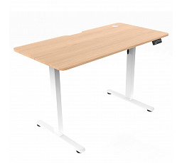 Ergonomikus asztal fokozatmentes magasságállítással 120x60 cm, melamin, tölgy, LT-H2210 OAK