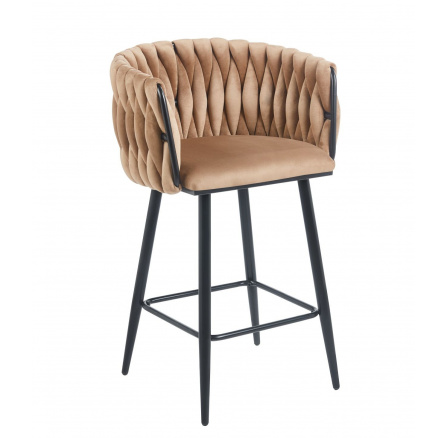 H7-FX bárszék, cappuccino / fekete