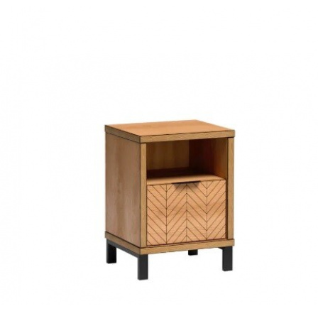 Éjjeliszekrény Fonti F13 lábakkal Karamell tölgy