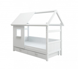 Postel 1/2 domeček s úl. prostorem Romantic 451 bílá