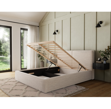 Pesillo Bed +  wooden frame/ standard lift/ bedding box 160x200 Modullo 18 1