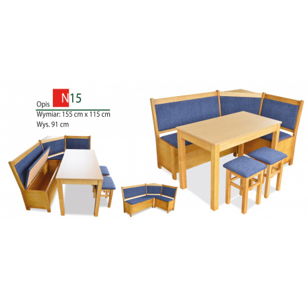 Narożnik kuchenny N15 (komplet) Narożnik kuchenny N15 (komplet)