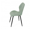 Jídelní židle, zelená, látka, CT-285 GRN2