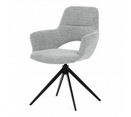 Jídelní židle, šedá, látka, DCH-D1320 GREY2