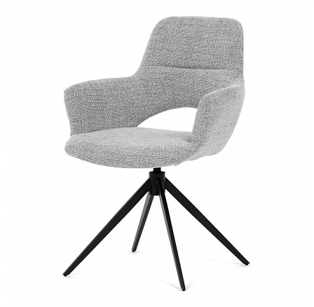 Jídelní židle, šedá, látka, DCH-D1320 GREY2