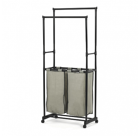 Věšák, plast, černá, GD-176 BK