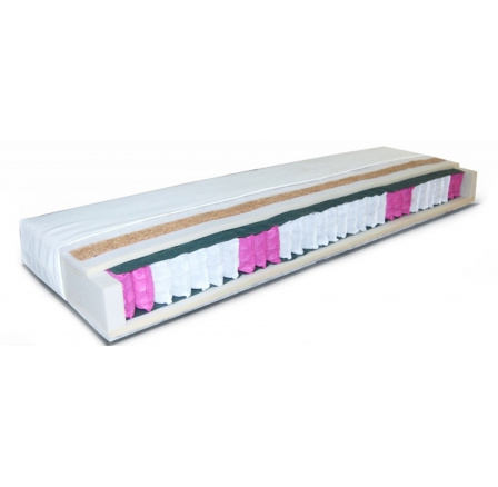 MATERAC 7 STREF DWUSTRONNY KIESZENIOWY KOKOS K-2 - 180x200