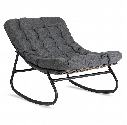 Fotel Bujany AURORA Szary