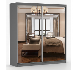 MULTI 20 gardróbszekrény - 203 cm, Szürke