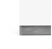 Komoda SIMPLICITY 236, Beton/Bílý lesk