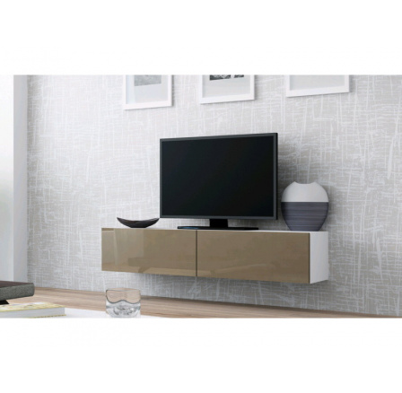 TV komoda VIGO 140 - bílá-latte TV komoda VIGO 140 - bílá-latte