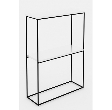 Velo Konzol Fekete+Fehér Fényes