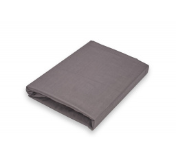 Napínací saténové prostěradlo antracitové 220x200