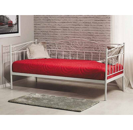 BIRMA ágy 90x200 cm, fehér