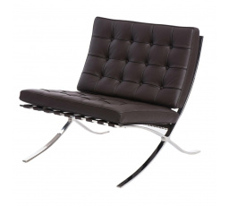 BA1 szék természetes barna bőr